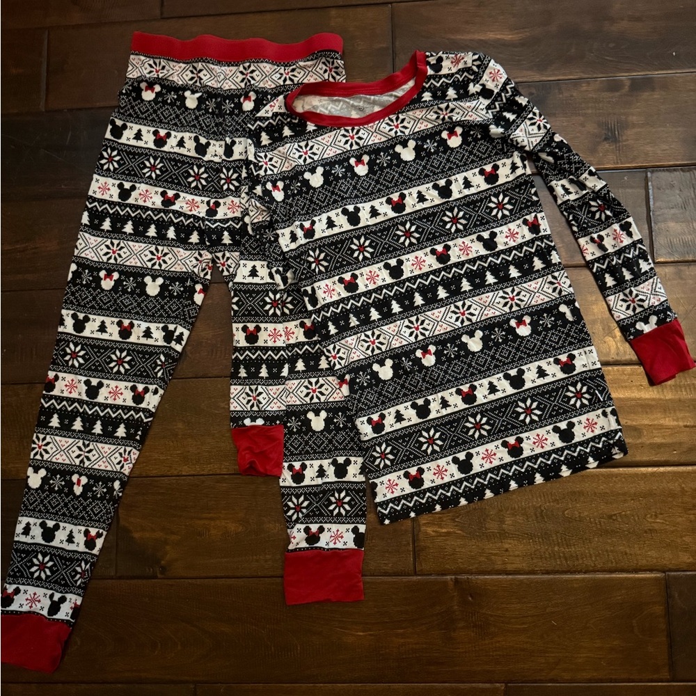 Little Sleepies Festive Black and Red Kids Pajama Set